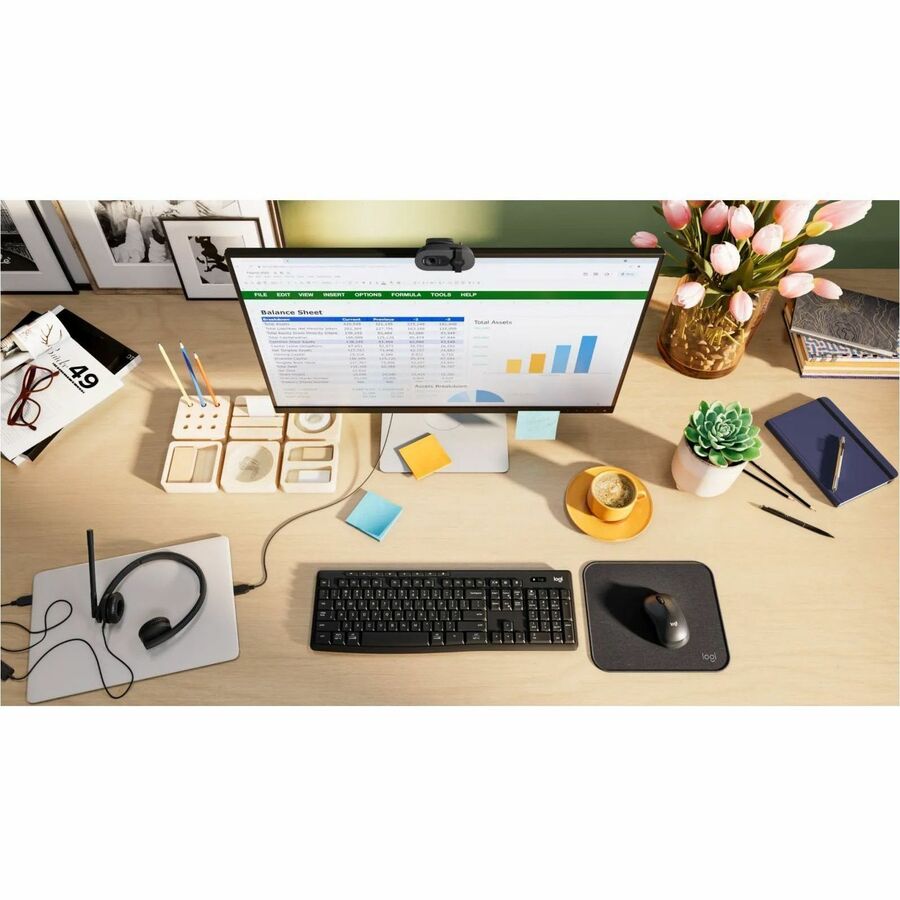 Logitech BRIO 105 Webcam - Graphite Logitech BRIO 105 Webcam - Graphite